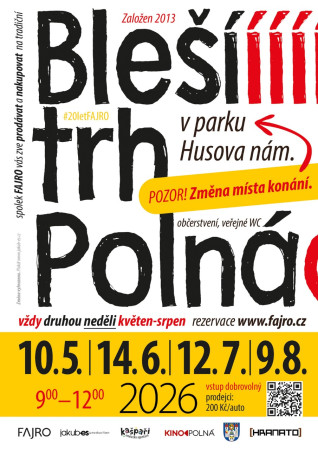 VENKOVNÍ BLEŠÍ TRH NA ZÁMKU V POLNÉ 